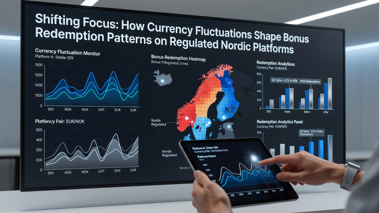 Players reviewing exchange rate data alongside bonus terms on regulated platforms